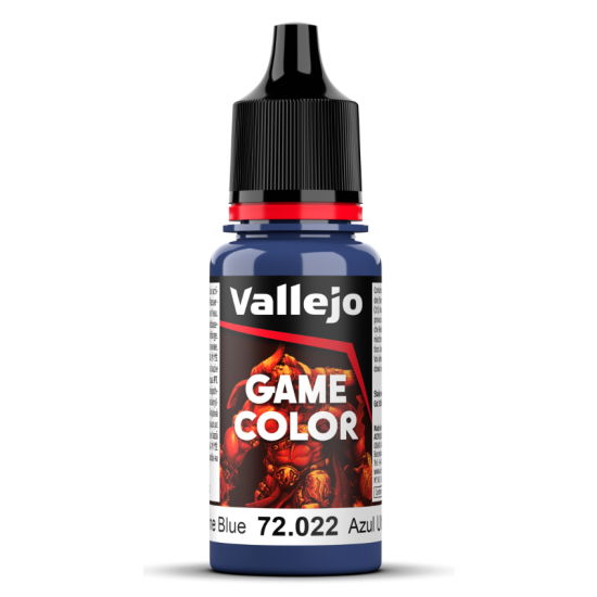 Vallejo Game Color 72.022 Ultramarine Blue, 18 ml
